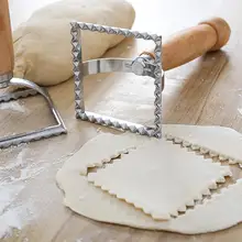 Нержавеющая сталь клецки край трафарет для печенья прессформы тиснением инструмент для выпечки