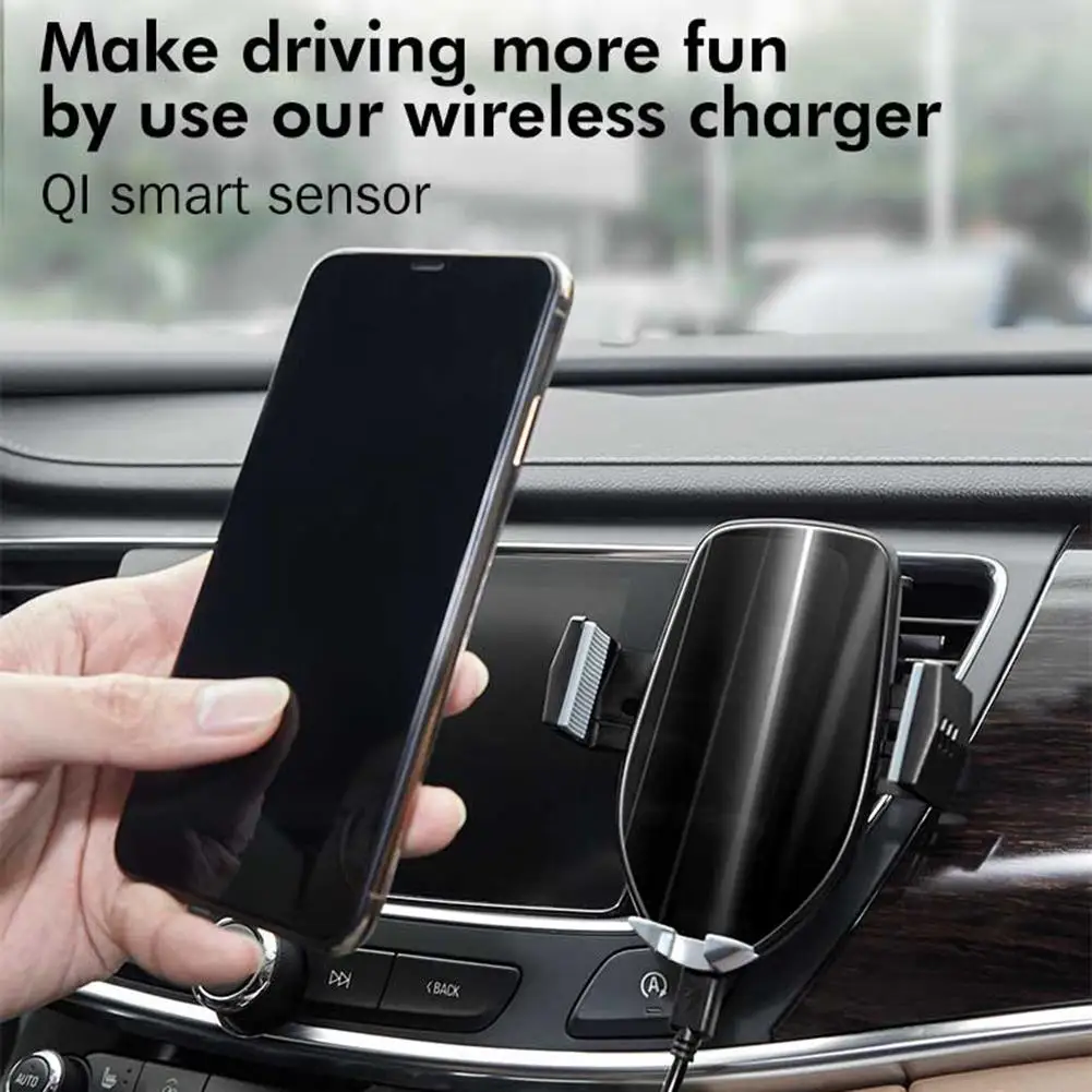 

Wireless Car Charger Fast Charging Vehicle-mounted Charging Holder Bracket Phone Accessories For IPhone 11 X XS XR 8