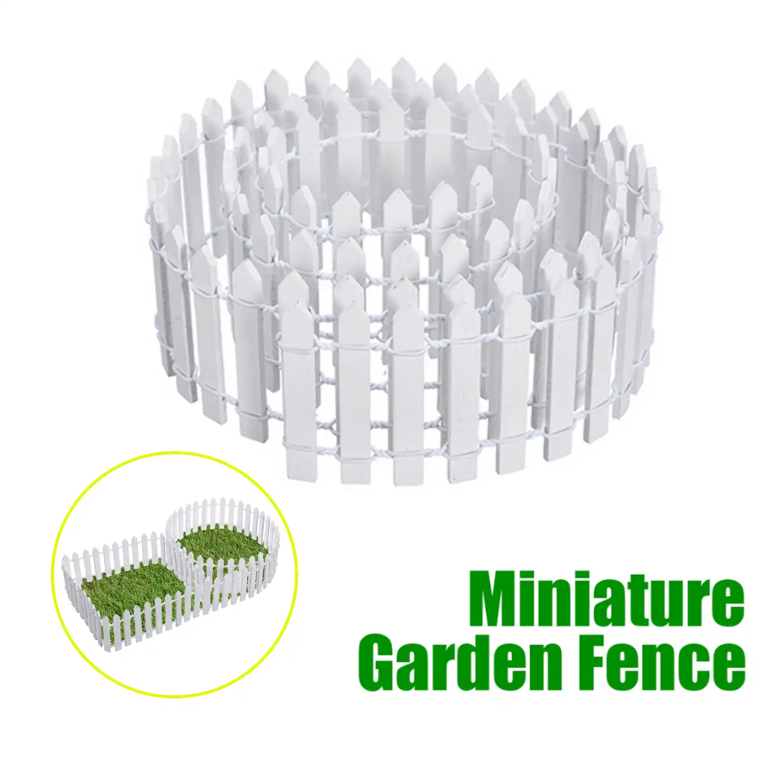 diy miniature picket fence