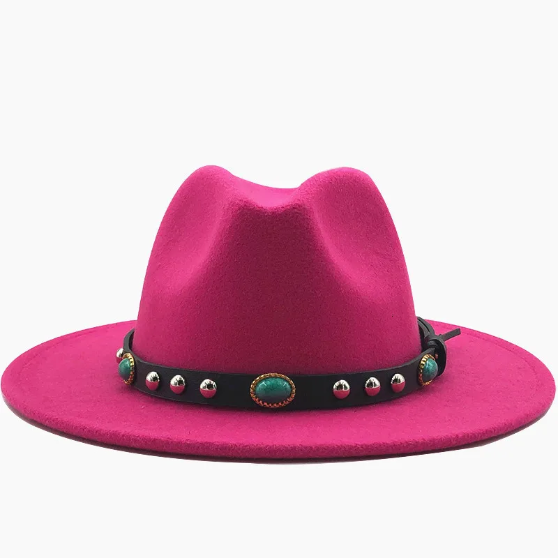 Модная мужская шляпа fedoras Женская мода джаз шляпа лето весна черная Шерстяная Смесь Кепка Уличная Повседневная шляпа