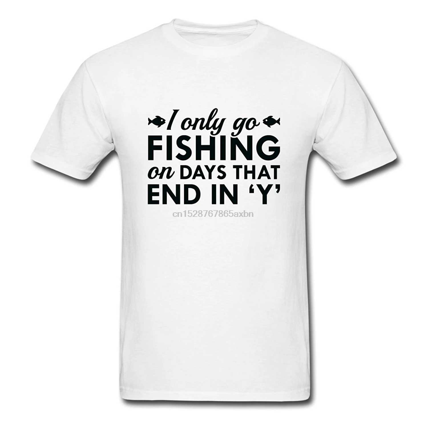 Fishinger каждый день смешные цитаты мужские футболки летние с коротким рукавом