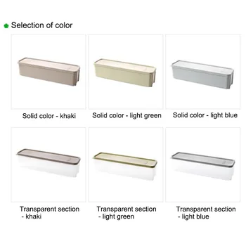 

Refrigerator Food Storage Box With Lid Plastic Drawer Crisper Kitchen Noodle Fruits Container DIN889