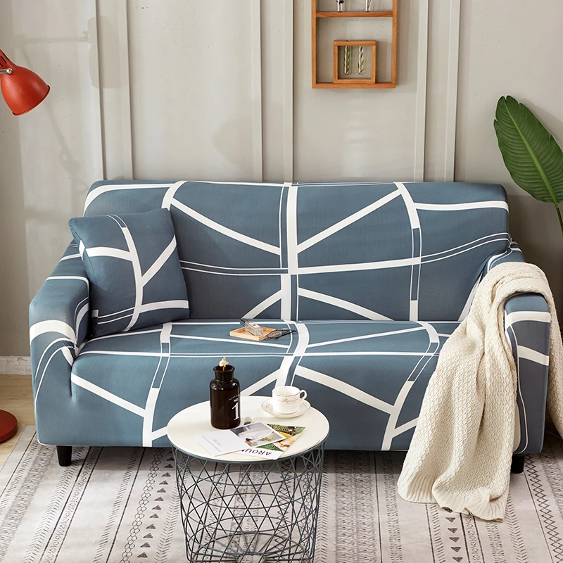 Простота современный диван-кровать для Гостиная стретчевое облегающее-завернуто в диван чехлов для угловой диван 1/2/3/4-seater - Цвет: Color 19
