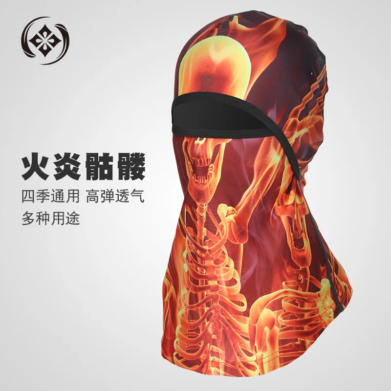 Головной платок различные волшебные повязки на голову Велоспорт платок на открытом воздухе велосипед нагрудники Индивидуальные - Цвет: Soul guitar head
