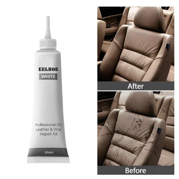 

Car Seat Repair Cream Leather Seat Sofa Coats Holes Scratch Cracks Rips Liquid Repair Tool Refurbishing Agent Indoor Cleaner