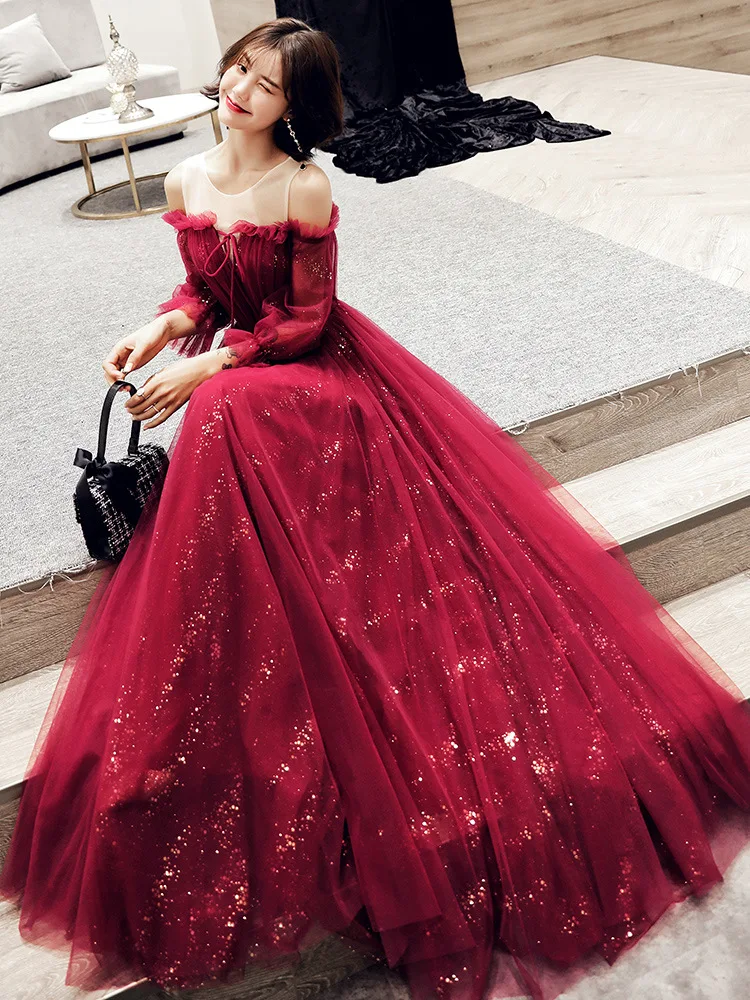 Toast Dress Bride 2020 New Red Slim 