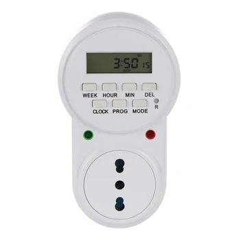 

EU US UK Plug Smart Power Socket Digital Timer Switch Energy Saving Adjustable Programmable Setting of Clock On Off Time