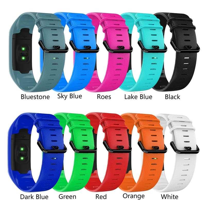 Rund ned pustes op metan Replacement Wrist Band Silicone Watchband Smart Watch Strap For Polar A360  A370 - Smart Accessories - AliExpress