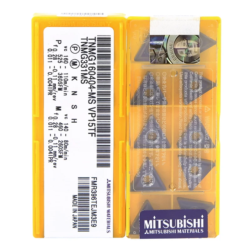 Mitsubishi TNMG160404-MS VP15TF оригинальные карбидные вставки TNMG160408-MS для токарного станка с ЧПУ держатель токарного станка