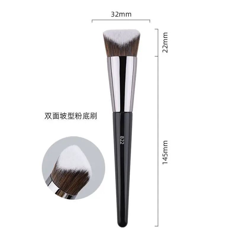 1pc3DDoublesidedslopeFoundationMakeupBrushesLiquidFoundationBaseMakeupBrushDetail
