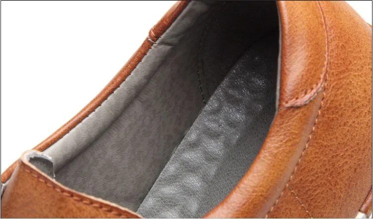 Trend Retro Casual Shoes Men Breathable Sneakers Leather Flat Shoes Men Vulcanize Shoes Outdoor High Quality Footwear Size 38-46