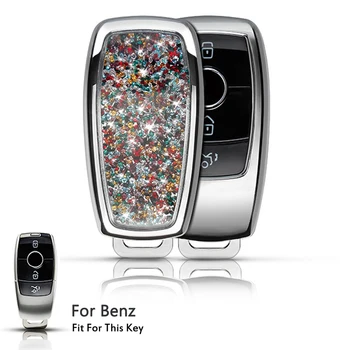 

Hight quality key case cover protective shell holder For Mercedes Benz E Class E43 E200L E260 E300L E320 E400 E Class 2016-2018