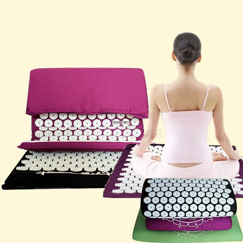 HANRIVER Высокое качество массажер подушка для шакти акупрессура коврик для иглоукалывания Йога мата/шт