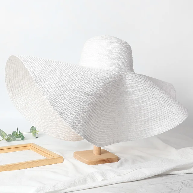 70cm Oversized Wide Brim Sun Hat Travel Large UV Protection Beach