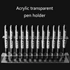 Acrylic Transparent Pen Holder Display Stand Multifunctional Pen Display Stand 6/12-Slots Eyebrow Pen Stand Makeup Brush Rack 4