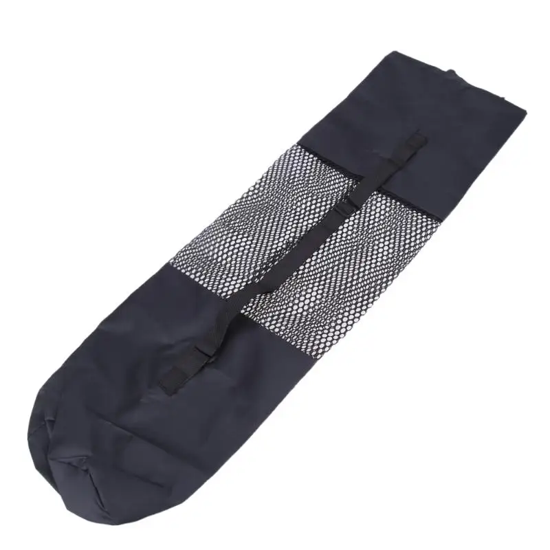 Lightweight Nylon Carry Backpack Adjustable Strap Mesh Bag for Yoga Mat