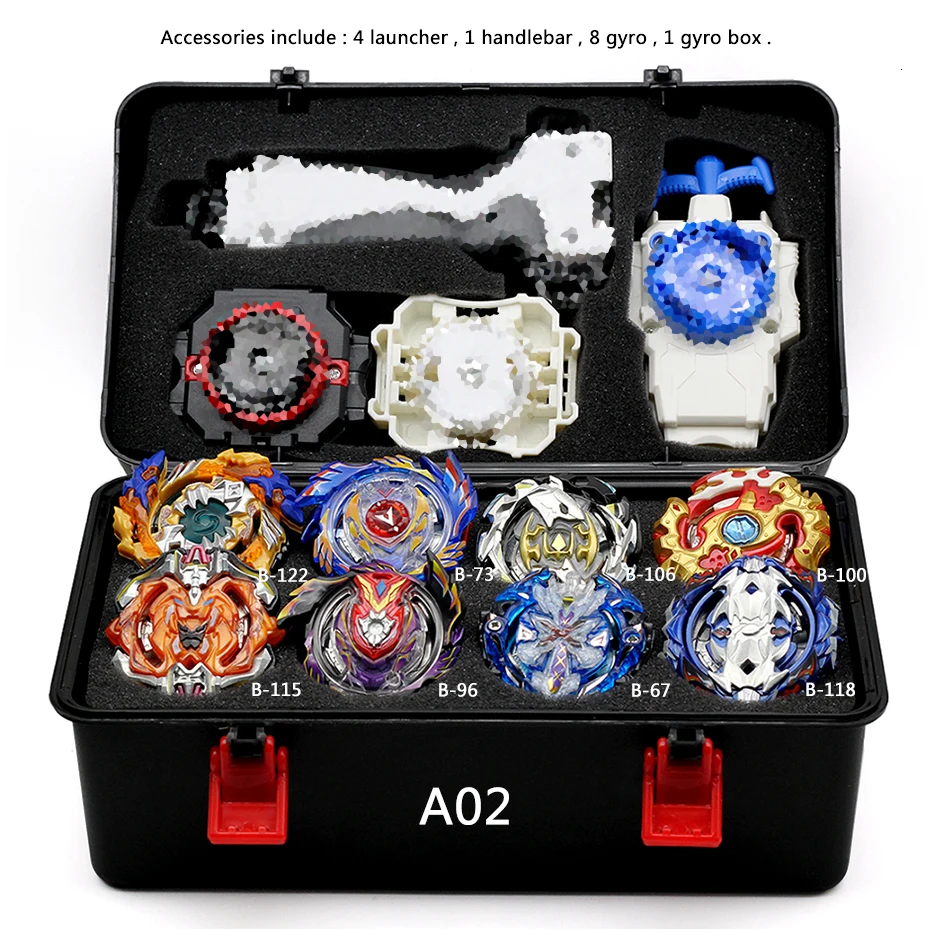 TAKARA TOMY Beyblade с пусковым устройством Arena Stadium Toupie волчок Beyblade Burst Metal 4D Фьюжн-игрушки для детей - Цвет: A02