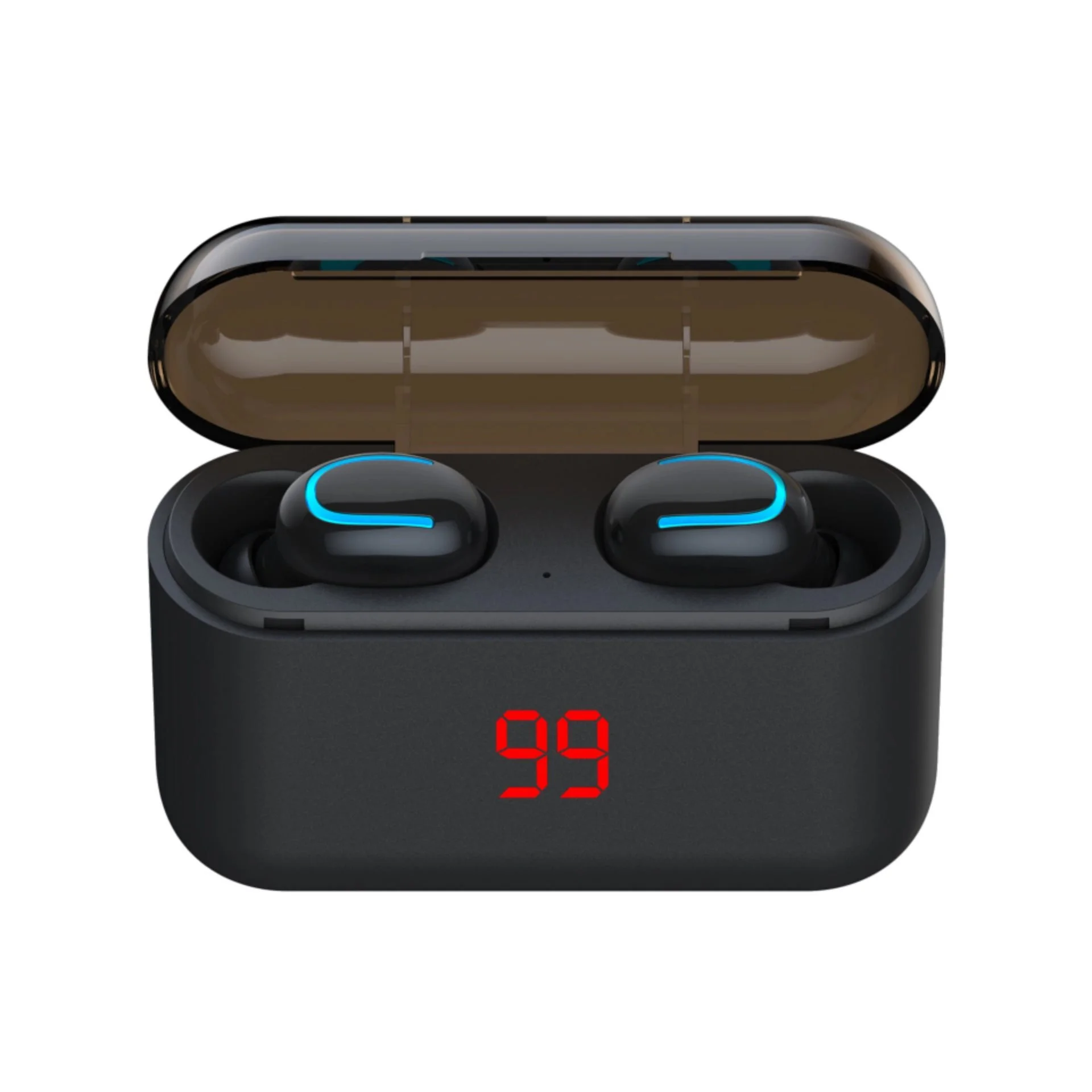 Q32 Bluetooth 5,0 наушники TWS беспроводные наушники Bluetooth наушники Handsfree Наушники игровая гарнитура телефон PK HBQ - Цвет: Q32 2600mAH Led