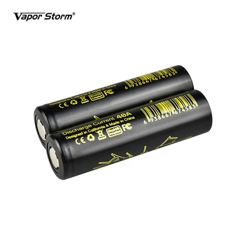 

2 Pieces Electronic Cigarette 40A 18650 Battery 3000mah 3.7V Discharge Current High Drain Lithium Battery IMR Cell Rechargeable