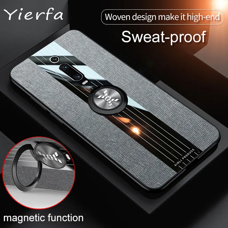 

Xiaomi Redmi K20 Pro Case Soft Silicone Shockproof Bumper For Xiaomi Mi 9T Pro Fabric Back Cover For Redmi K20 Mi9t Phone Cases