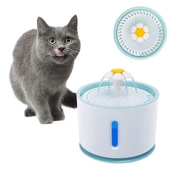 

2.4L Automatic Cat Drinking Water Fountain USB Dog Cats Pet Drinker Feeder Bowl Dogs Drink Feeding Fountain Dispenser Mascotas