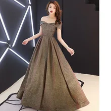 Вечернее платье женское стиль банкетное благородство элегантное Утягивающее-Элегантное дебютантное годовое общее мероприятие