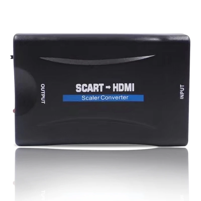1080P Scart в HDMI конвертер аудио высококлассный видео адаптер для HD tv Sky Box STB для смартфона HD tv DVD новейший EU/US разъем питания