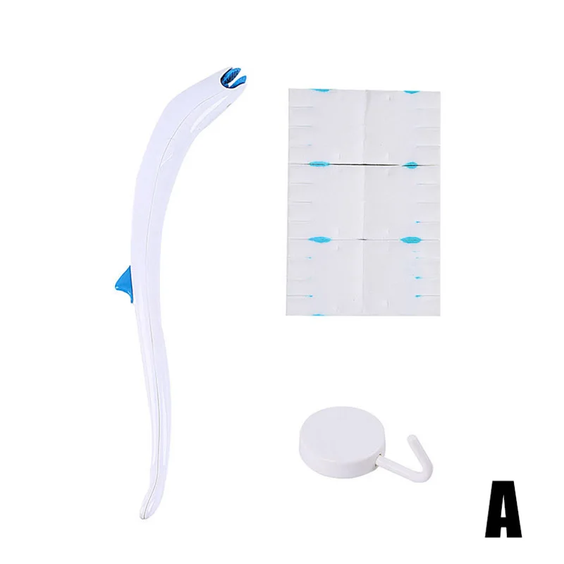 a Bathroom Toilet Cleaning Brush Dolphin Shape with 12 Replacement Disposable Heads VJ-Drop - Цвет: a