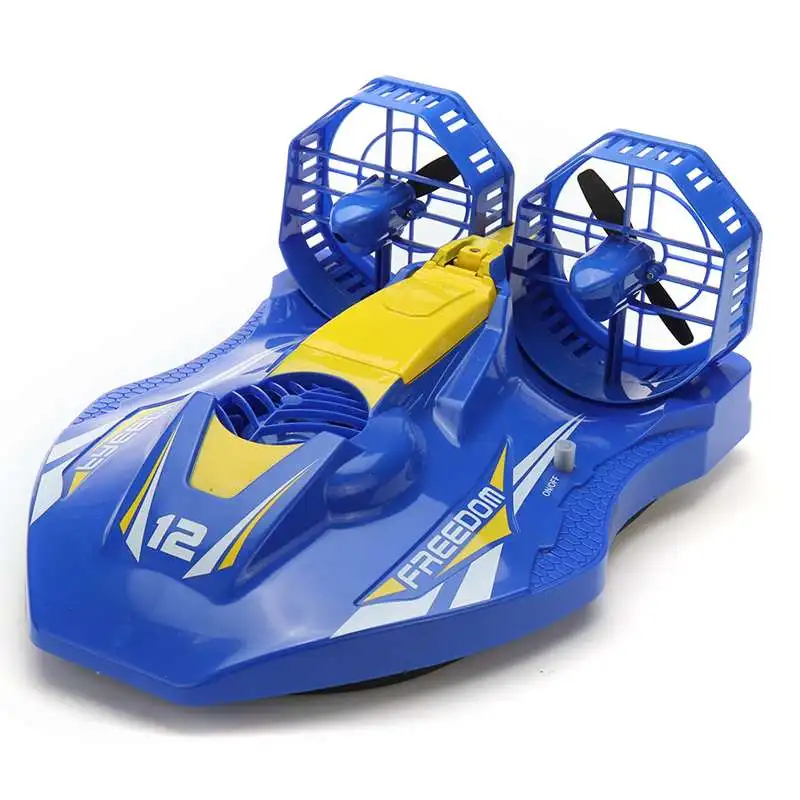 TKKJ A1 2 4G 4CH RC двухпропеллеры лодка амфибиус на воздушной подушке с двойным мотором