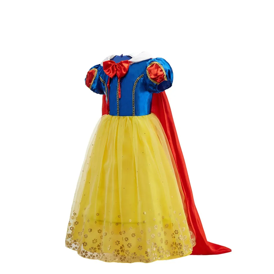 Princess Cinderella Dress Pumpkin Princess Ball Gown Kids Girl Cosplay