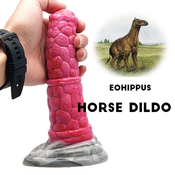 YOCY Eohippus Dildo Silicone Anal Plug G-Spot Massager For Female Realistic Small Horse Penis Animal Fantasy Dildos Male Sex Toy 2