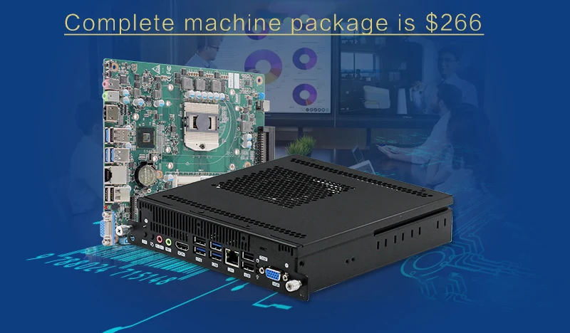 OEM OPS i7 Материнская плата для образования встречи HDMI VGA USB3.0 SATA LAN RS-232
