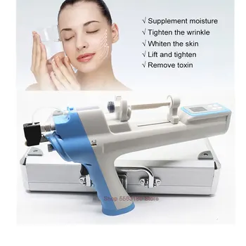 

RF Hydro Vacuum Mesotherapy Gun LCD Hyaluronic Acid Multi-Nano Needle Whitening Injection gun EZ Injector Skin Rejuvenation Care