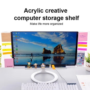 

1PC Message Memo Board Transparent Plastic N-time Sticker Memo Board Record Message Board Remind Memo Pad