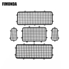 TRX-4, 5 шт., металлическая оконная сетка, защитная сетка для 1/10 радиоуправляемого гусеничного автомобиля Traxxas TRX4, аксессуары для защиты тела