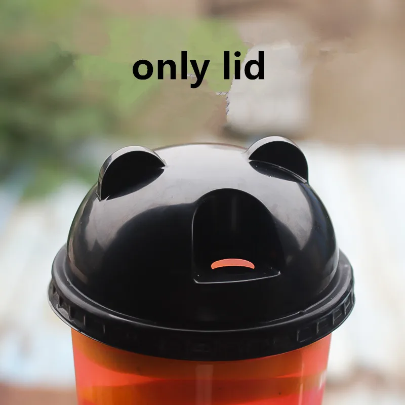 only lid7 50 шт. Рождественская Чашка 500 мл красный чайный пакет одноразовые чашки вечерние Кофе Чай креативный утолщенный бумажный кружки с крышками - Цвет: only lid7