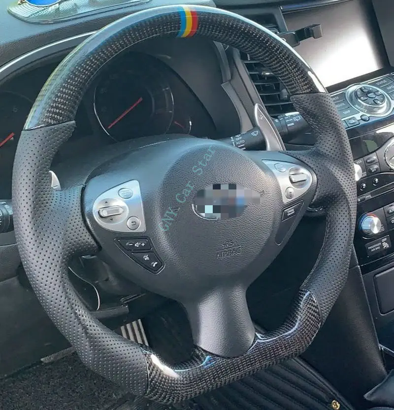 Продвижение 100% настоящего углеродного волокна рулевое колесо для Infiniti FX35 Nissan