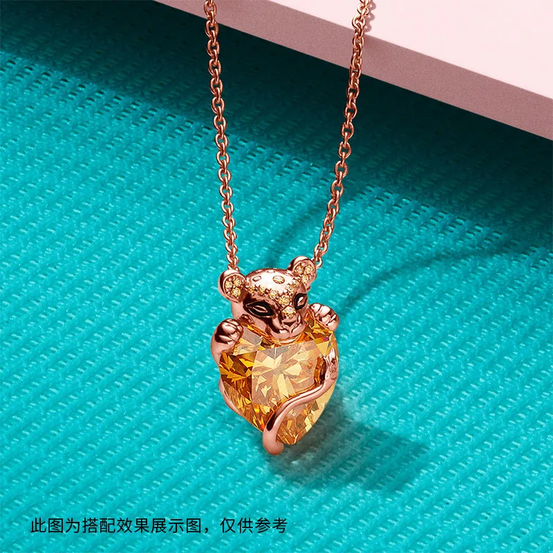 Pan's exotic rose gold sparkle Princess 