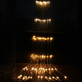 

3X3M 320 LED Waterfall Meteor Shower Rain String Light Christmas Wedding Curtain Icicle Fairy String Garland