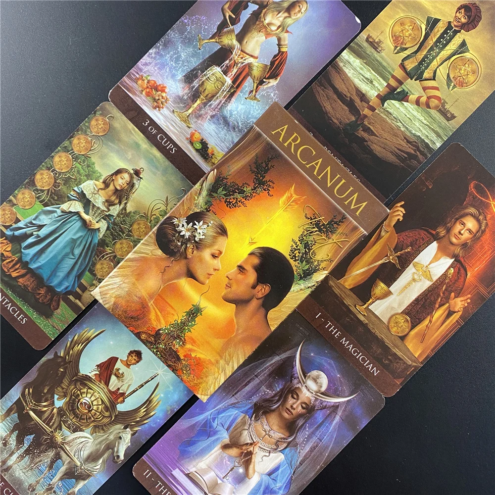 Карты Tarot полностью английские карты Arcanum семейная Праздничная вечеринка