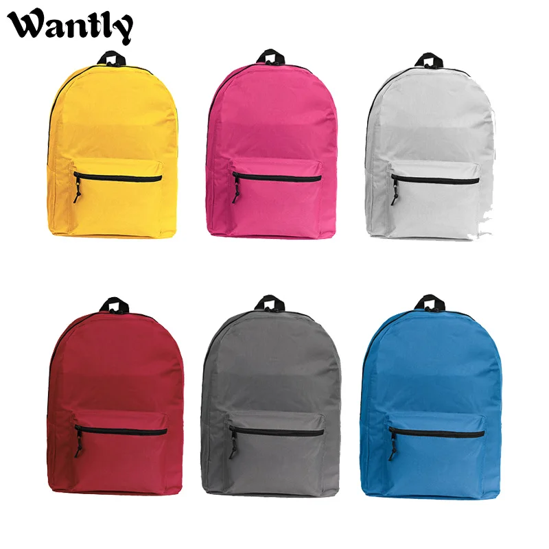 

Backpack Women Backpack Fashion Women Shoulder Bag solid color School Bag For Teenage Girl Children Backpacks Travel Bag