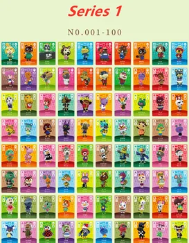 

100Pcs NS Switch 3DS Game Animal Crossing Mini Card Amiibo Card New Horizons Ankha Freya Kid Cat Villager Card