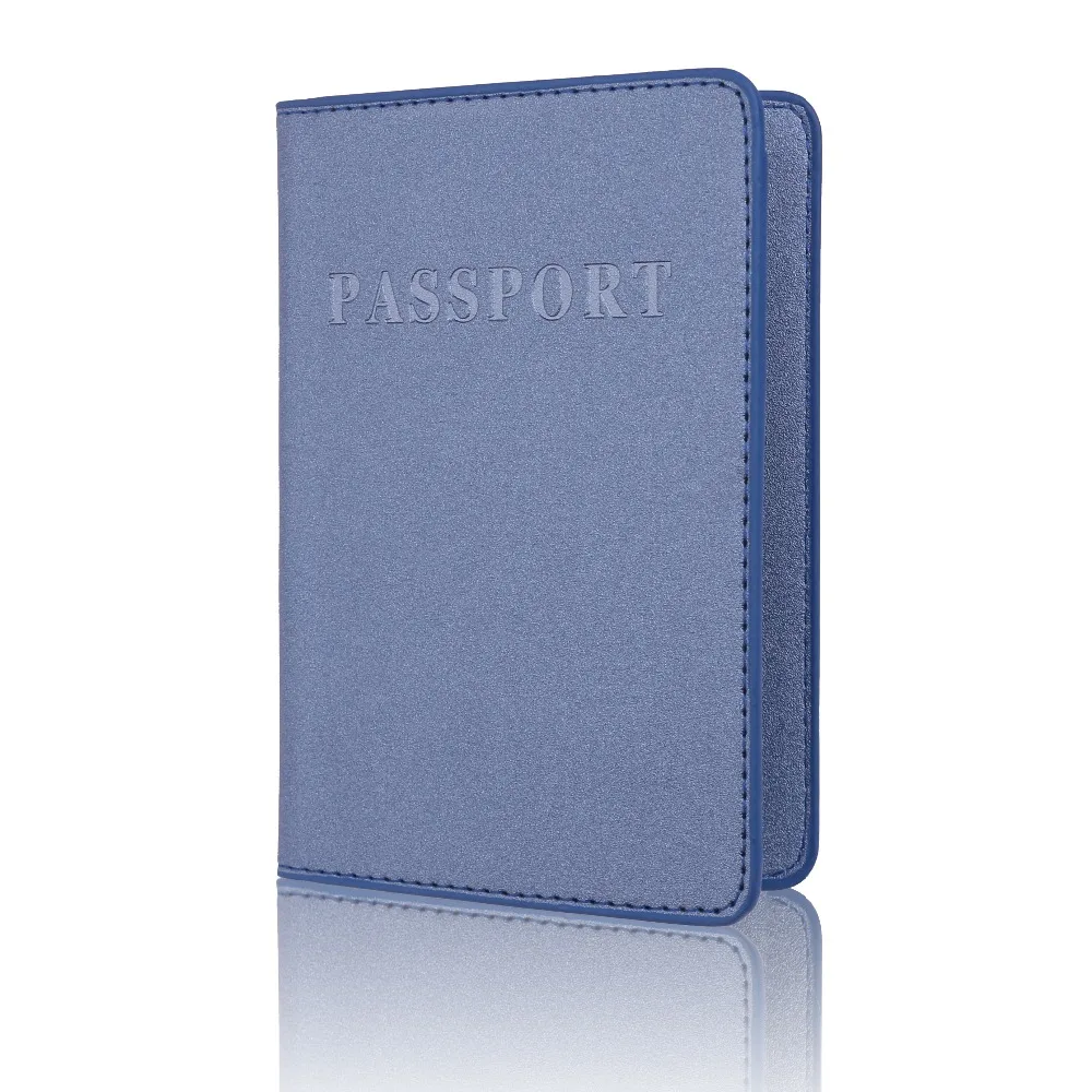 

TRASSORY Multifunctional Frosted Business Passport Cover Leather Travel Men Women With Ticket and Card Holder