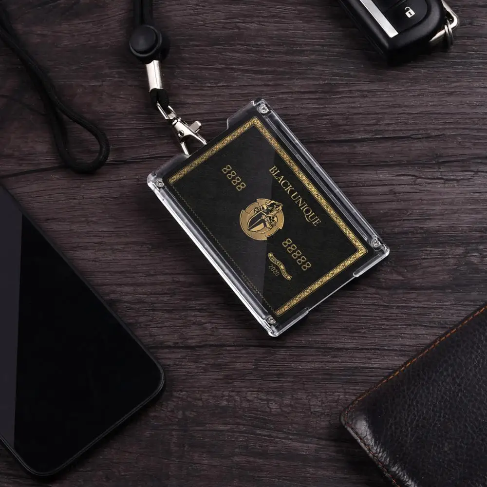 ZAYEX значок держатель бумажник прочный ID для карт с ремешком клип офисов школы