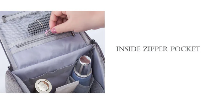 Dropship Trend Travel Portable Handle Waterproof Cosmetic Kits Storage Organizer Case Unisex Beauty Lady Makeup Bag