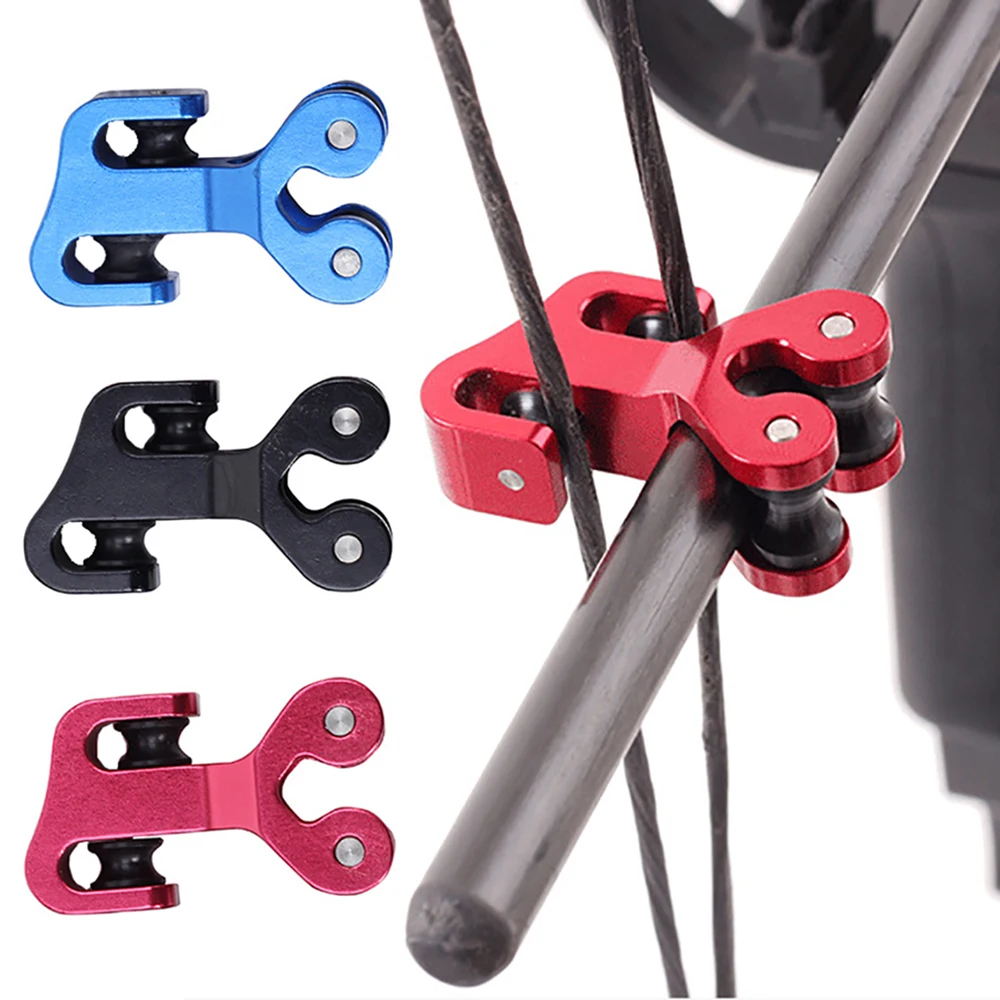 

Алюминиевый комбинированный лук-кабель для стрельбы из лука, сепаратор для лука, роликовый скользящий котелок, разделитель для охоты, аксессуары для стрельбы из лука