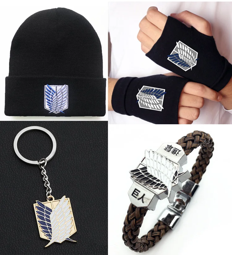 Attack on Titan Passport Cover Anime Shingeki no Kyojin Travel Case for Passports Wings of Freedom