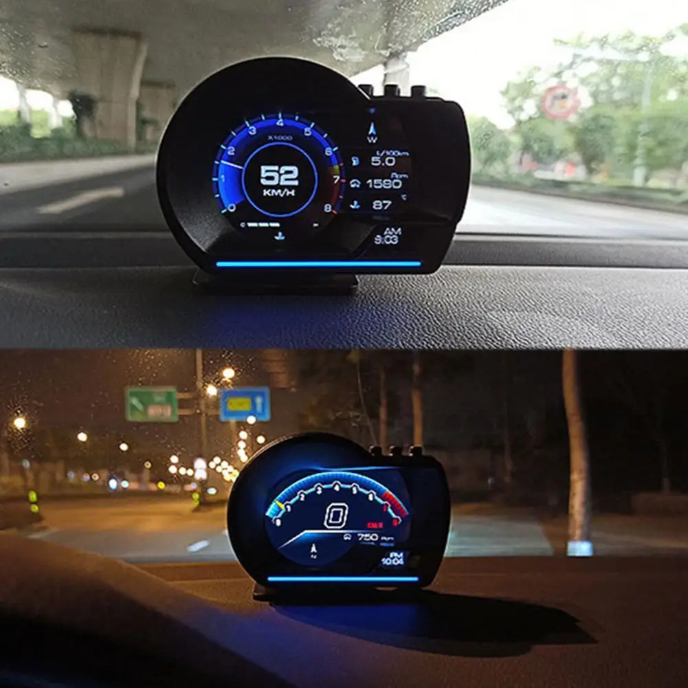 AP-6 Auto-HUD-Head-up-Display OBD GPS-Fahrcomputer-Codetabelle