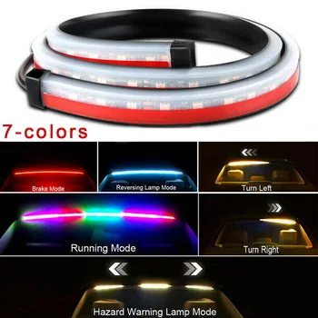 

DRL LED Light Strip Turn Signal Lamp DC12V Accessory Parts 35Inch 7-Color