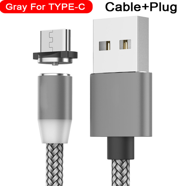 Magnetic Charging Cable 3M Micro USB Cable For Samsung Android Mobile Phone Type-C Charging For iPhone Micro USB Cable